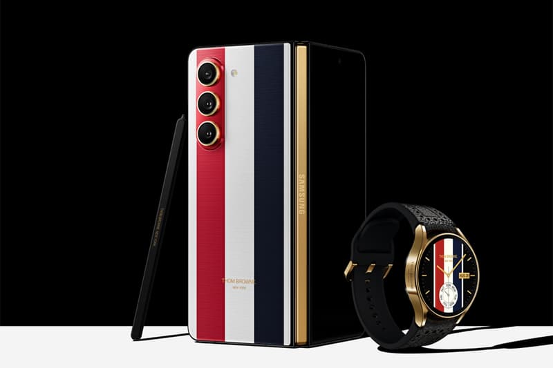 삼성 갤럭시 Z 폴드5 톰브라운 에디션, 하이엔드 협업의 새로운 영역 samsung galaxy fold 5 thom browne highend collaboration