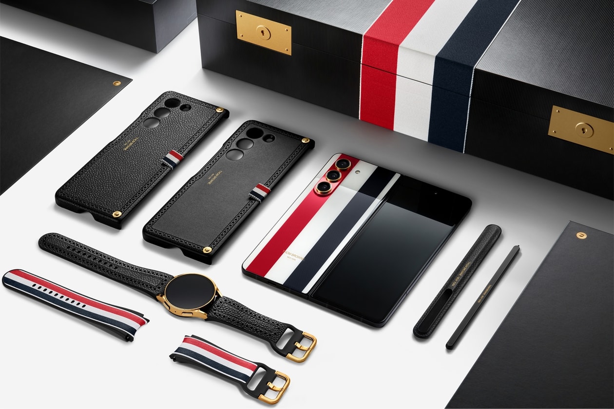 삼성 갤럭시 Z 폴드5 톰브라운 에디션, 하이엔드 협업의 새로운 영역 samsung galaxy fold 5 thom browne highend collaboration