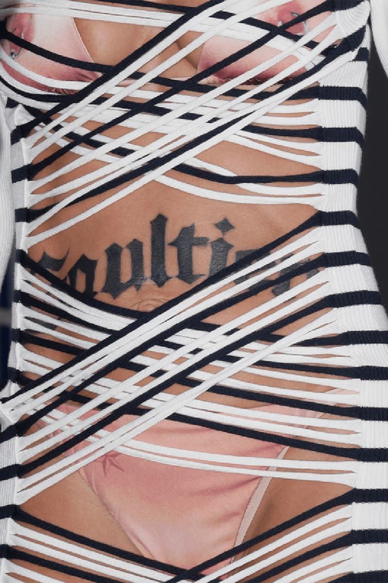 장 폴 고티에, ‘TATTOO’ 캡슐 컬렉션 출시, 장 폴 고티에 타투, 원피스, 시스루 톱, 데님 셋업, 데님 추천, 2023 컬렉션, 장 폴 고티에 아카이브