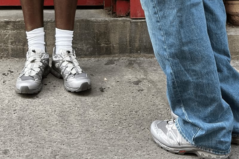 슬램 잼 x 살로몬 XT 퀘스트 1 ‘실버’ 퍼스트룩