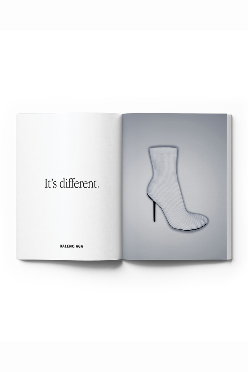 발렌시아가의 새로운 캠페인, ‘IT’S DIFFERENT’ 살펴보기, 발렌시아가 3XL 스니커, 발렌시아가 라인스톤 숄더백, 발렌시아가 뮬, 발렌시아가 바이커 부츠