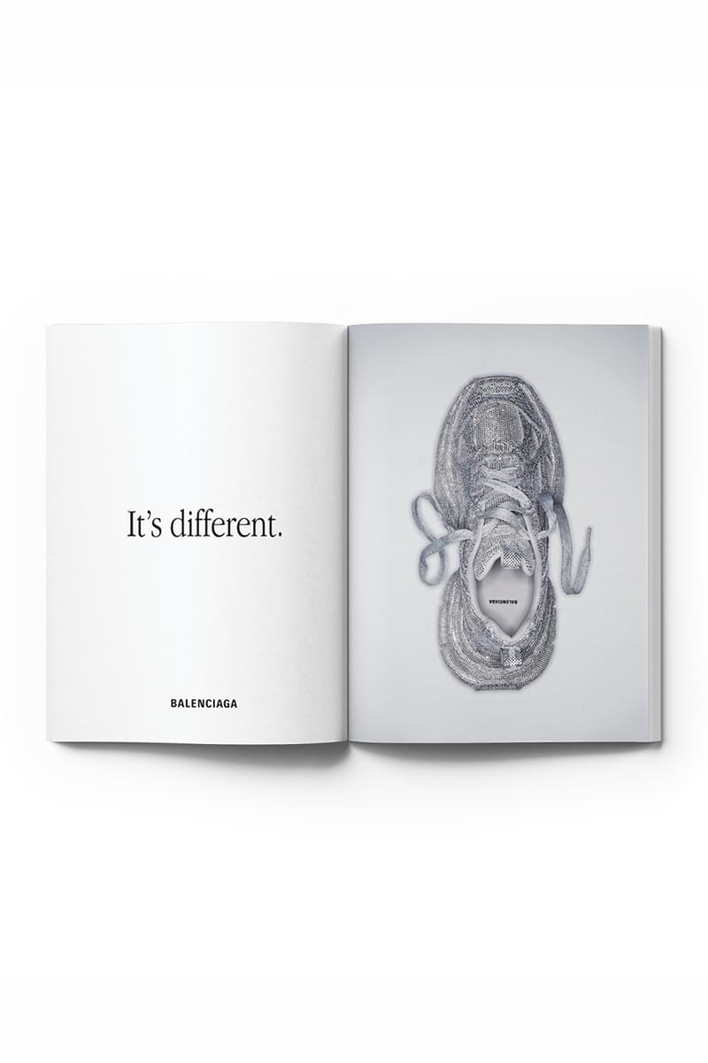 발렌시아가의 새로운 캠페인, ‘IT’S DIFFERENT’ 살펴보기, 발렌시아가 3XL 스니커, 발렌시아가 라인스톤 숄더백, 발렌시아가 뮬, 발렌시아가 바이커 부츠