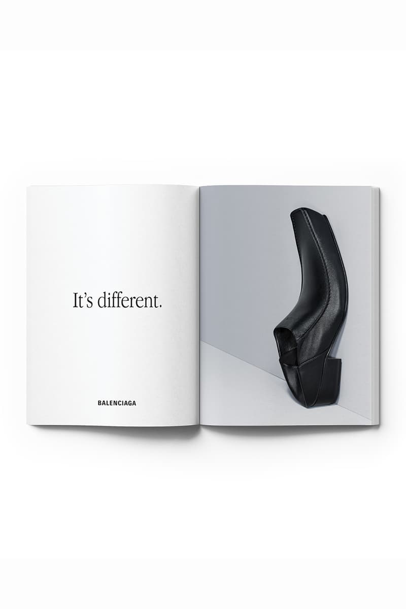발렌시아가의 새로운 캠페인, ‘IT’S DIFFERENT’ 살펴보기, 발렌시아가 3XL 스니커, 발렌시아가 라인스톤 숄더백, 발렌시아가 뮬, 발렌시아가 바이커 부츠