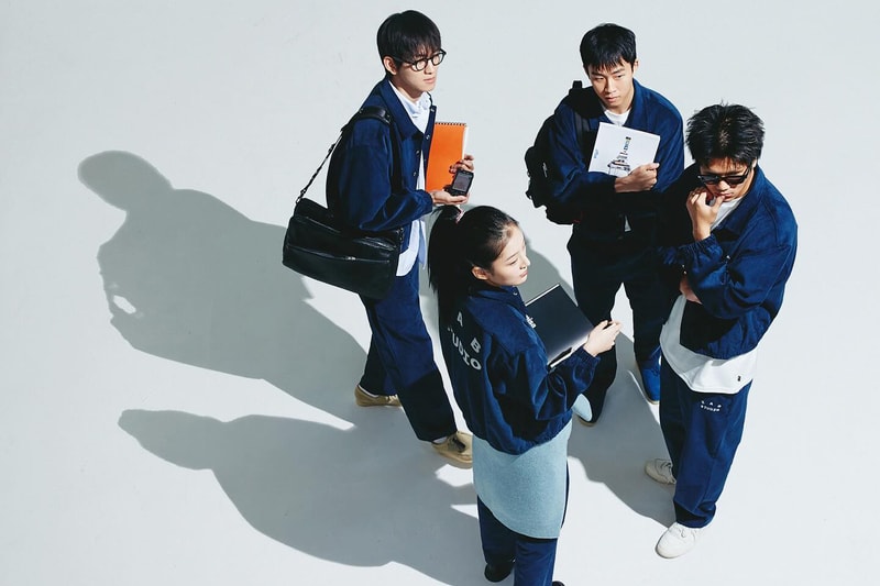 아이앱 스튜디오, 캡슐 컬렉션, 네이비, 재킷, 스웨트 팬츠, 빈지노, 신동민, 힙합, 스트리트 브랜드