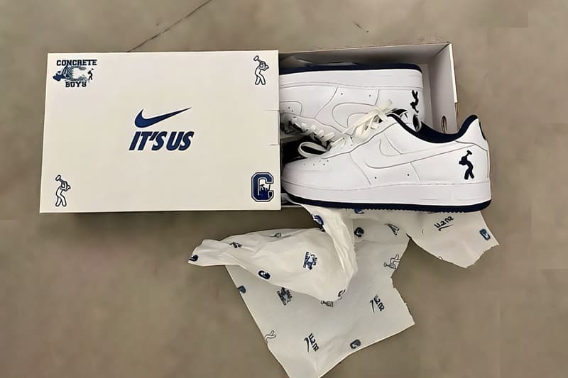 릴 야티 x 나이키 에어 포스 1 퍼스트룩, nike, concrete boys, 콘크리트 보이즈, 릴 야티, its us, concrete boyz