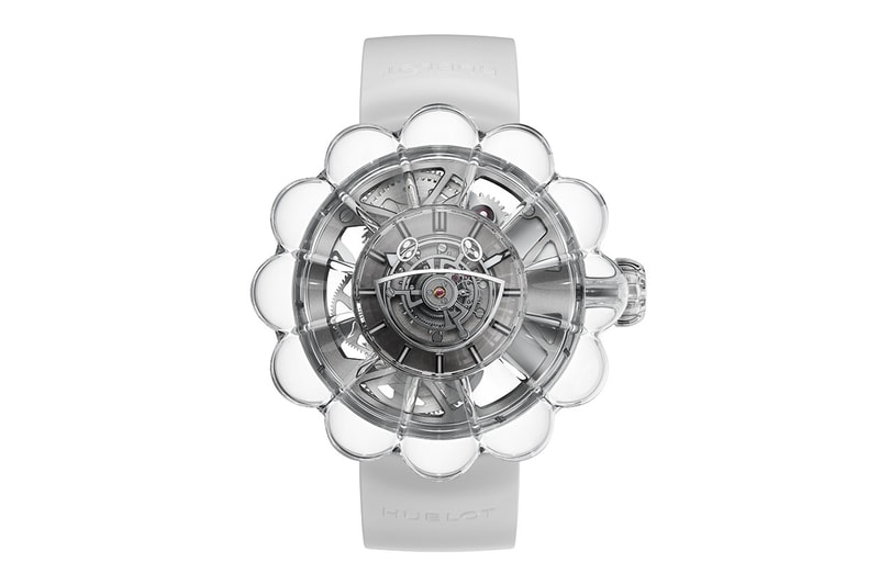50점 한정으로 제작된 무라카미 다카시 x 위블로 MP-15 시계가 공개됐다, takashipom, hublot, 위블로, 타카시 무라카미, 케이스백, 클리어 시계, 스켈레톤 시계