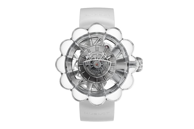 50점 한정으로 제작된 무라카미 다카시 x 위블로 MP-15 시계가 공개됐다, takashipom, hublot, 위블로, 타카시 무라카미, 케이스백, 클리어 시계, 스켈레톤 시계