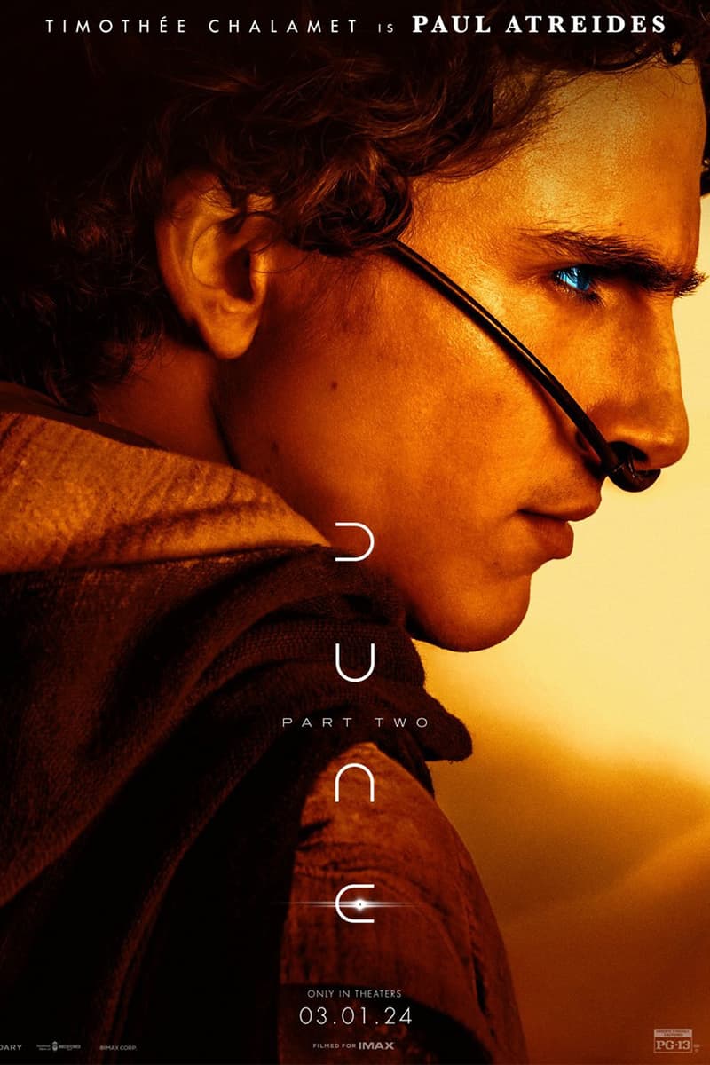 ‘듄: 파트 2’의 새로운 공식 포스터가 공개됐다, dune, part 2, timothee chalamet, zendaya, 젠데이아