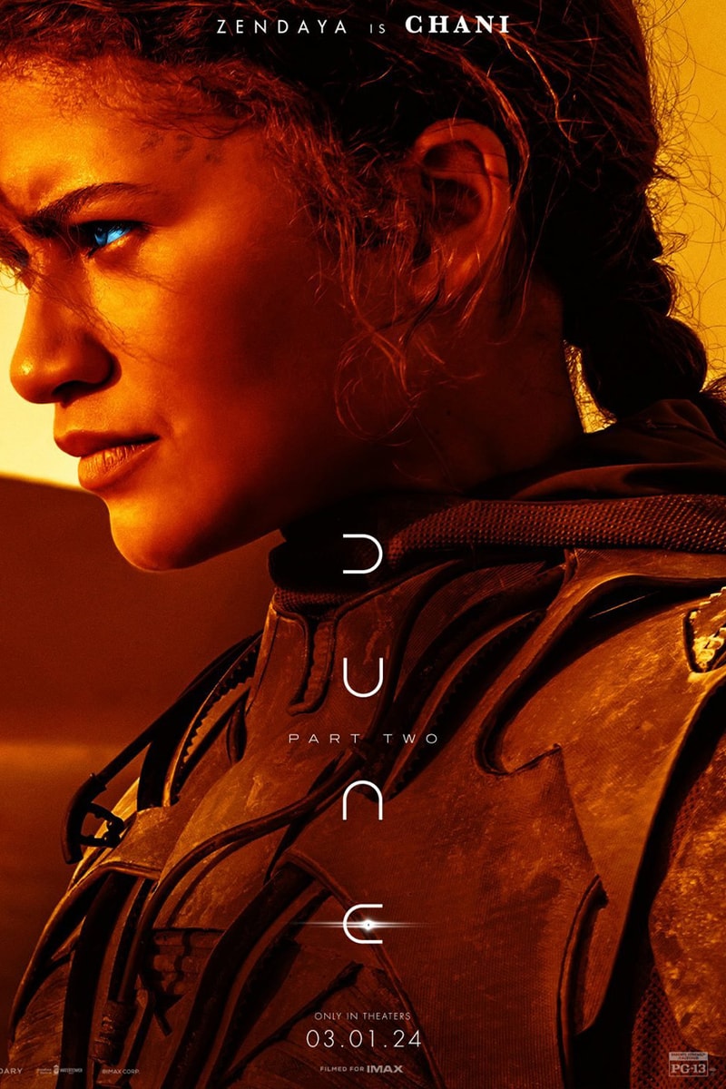 ‘듄: 파트 2’의 새로운 공식 포스터가 공개됐다, dune, part 2, timothee chalamet, zendaya, 젠데이아