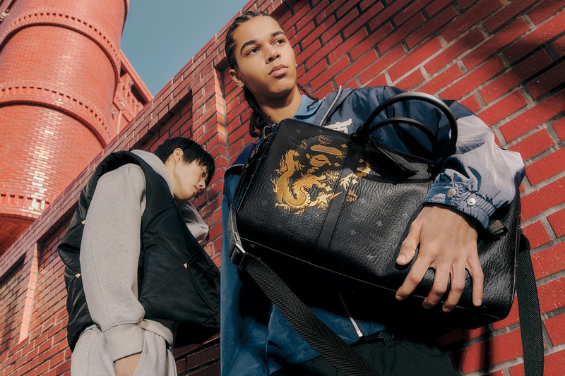 MCM x 베이프 ‘Lunar New Year’ 캡슐 컬렉션 출시 bape 샤크 후드 황금색 용 청룡의 해 