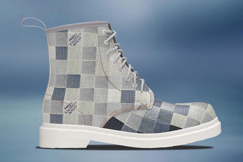 더 서전, 루이 비통의 다미에 캔버스를 활용한 풋웨어 5종 공개, the surgeon, louis vuitton, damier canvas, footwear, damier pattern, 다무플라주, 커스텀 스니커, 닥터마틴, 에어 조던 1, 에어 포스 1