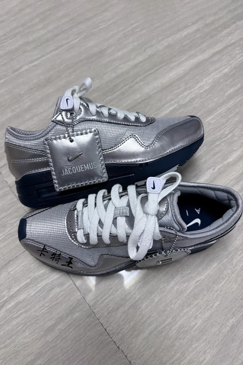 자크뮈스 x 나이키 에어 맥스 1 샘플의 이미지가 유출됐다, nike, jacquemus, 자크뮈스, 나이키, 에어 맥스 1, 나이키 에어 맥스, 나이키 에어 맥스 1, 나이키 자크뮈스, 에어솔, J 포스, 자크뮈스 에어 휴마라, 시몽 자크뮈스