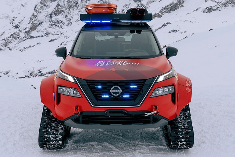 닛산, X-트레일 산악 구조 차량 공개, nissan, x-trail, x-trail mountain rescue, 스노우 트레일, 이젤, 설산 차량, 눈길 차량, 스노우 체인