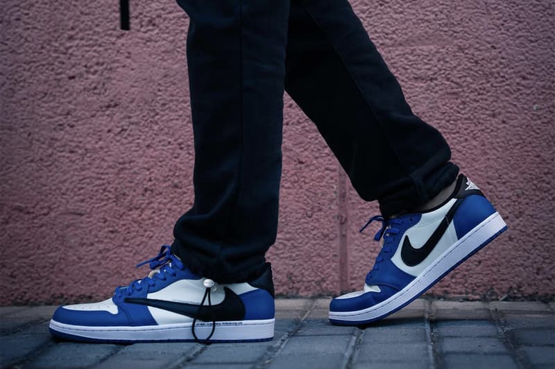 프라그먼트 디자인 x 트래비스 스콧 x 에어 조던 1 로우 미발매 샘플 상세 사진, 트래비스 스캇, 나이키