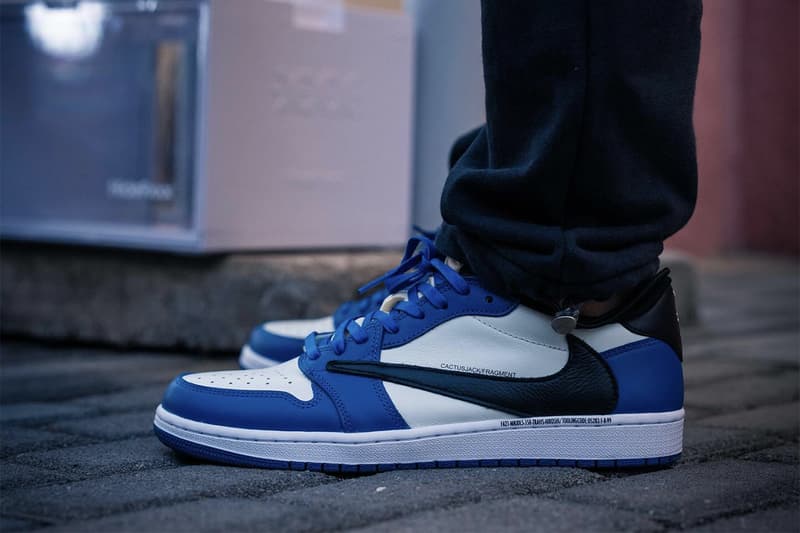 프라그먼트 디자인 x 트래비스 스콧 x 에어 조던 1 로우 미발매 샘플 상세 사진, 트래비스 스캇, 나이키