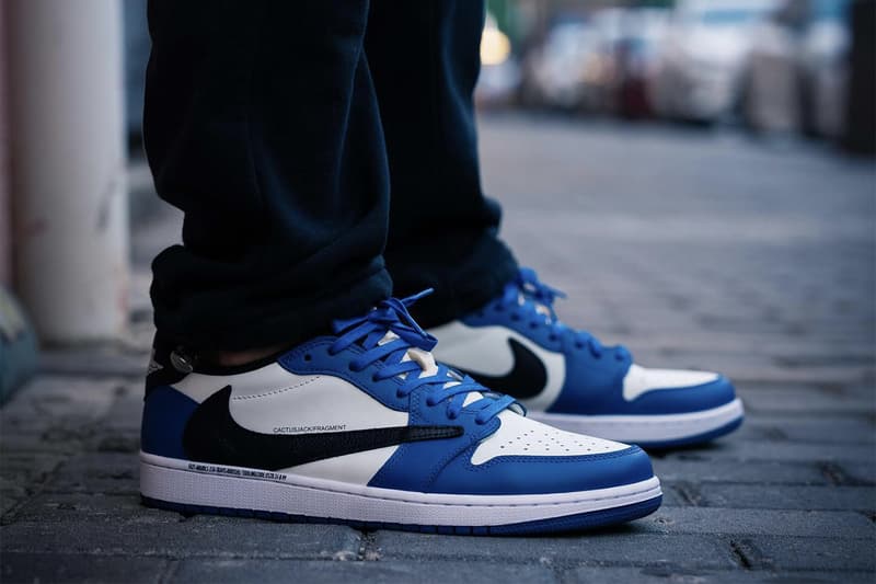 프라그먼트 디자인 x 트래비스 스콧 x 에어 조던 1 로우 미발매 샘플 상세 사진, 트래비스 스캇, 나이키