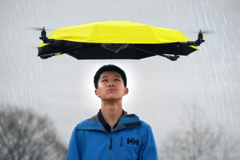 공중 부양하는 우산이 나왔다