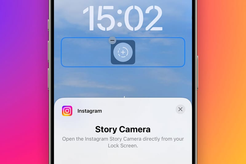 잠금 화면에서 바로 ‘스토리 카메라’를 열 수 있다