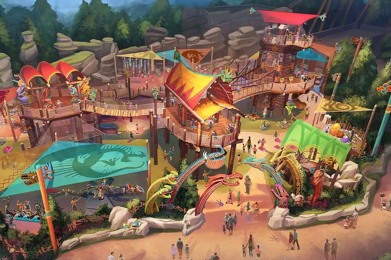 유니버설 ‘드래곤 길들이기’ 테마파크 최초 공개