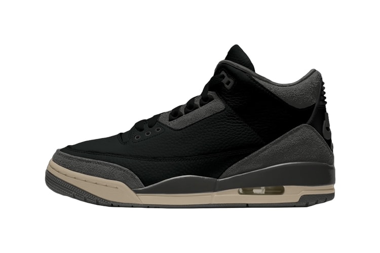 아 마 마니에르 x 에어 조던 3 ‘블랙’ 퍼스트 룩