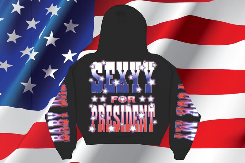 대선 캠페인 콘셉트의 섹시 레드 머천다이즈가 공개됐다, sexxy red, 섹시 레드, presidential campaign, make america sexxy again, 섹시 레드, 여성 래퍼, 스키이, skeeyee, 여자 래퍼