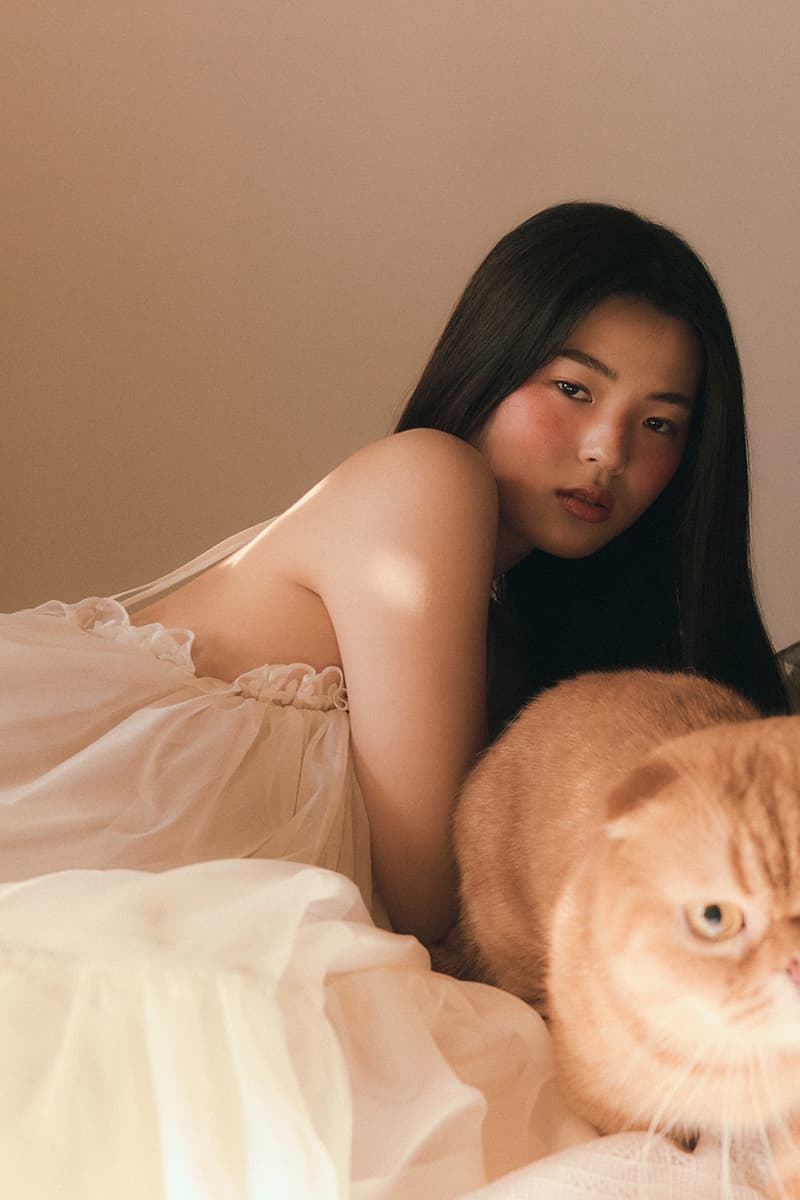 민주킴, 봄, 여름, 페어리, 섀도우, 쉐도우, 컬렉션, 공개, 패션, 패션쇼, 여성복, 드레스, 원피스, 샤, 쉬폰, 자수