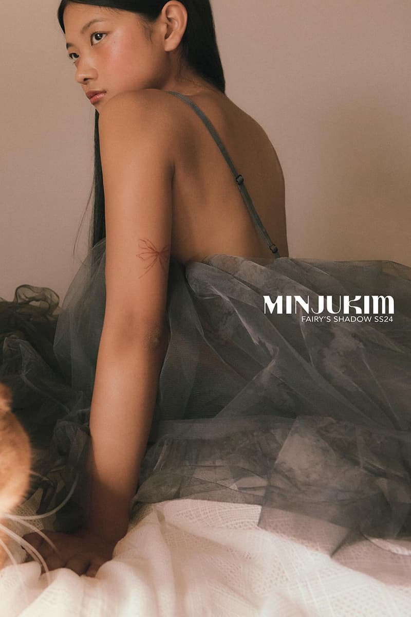 민주킴, 봄, 여름, 페어리, 섀도우, 쉐도우, 컬렉션, 공개, 패션, 패션쇼, 여성복, 드레스, 원피스, 샤, 쉬폰, 자수