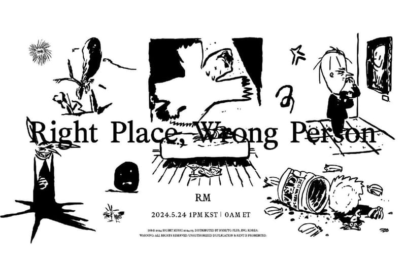BTS RM 솔로 2집 ‘Right Place, Wrong Person’ 발매