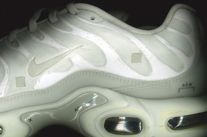 어 콜드 월 x 나이키 에어 맥스 플러스의 숨겨진 디테일 살펴보기, a cold wall, nike, acoldwall, acw, nike, a cold wall, 어 콜드 월, 나이키 에어 맥스 플러스, air max plus, air max, 에맥플, 에어 맥스