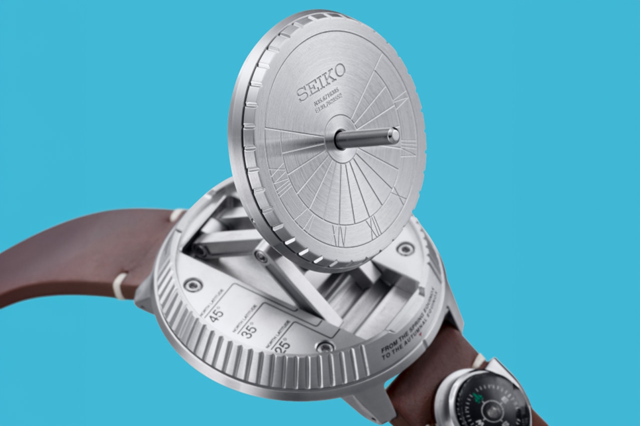해시계 기능을 갖춘 세이코 손목시계의 실착 영상이 공개됐다, sun watch, seiko, 세이코 시계, 세이코 손목시계, 손목시계 판매, 해시계, 메탈 시계, 스트랩, 시계 스트랩