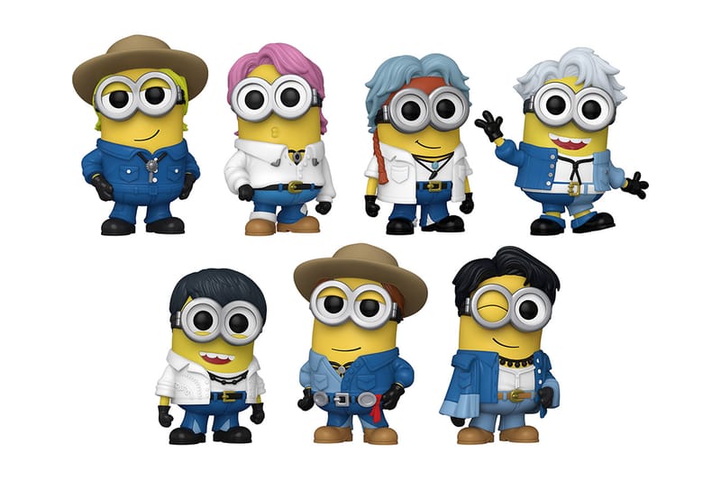 BTS x 미니언즈 피규어 및 티셔츠 공개