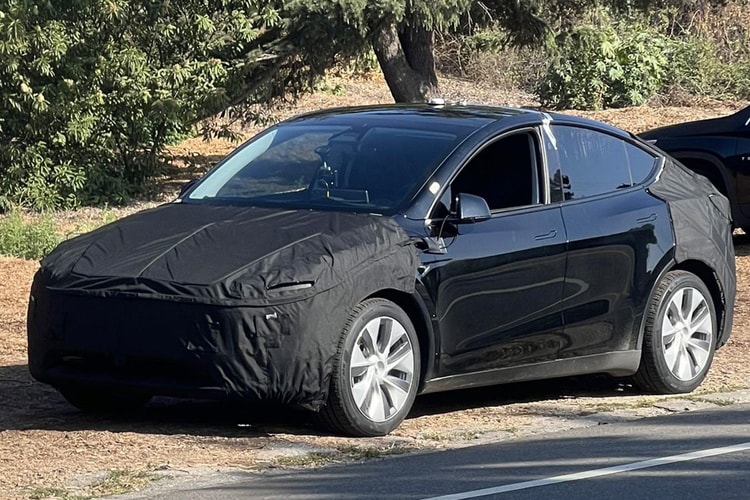 새로운 테슬라 모델 Y로 추정되는 차량이 포착됐다