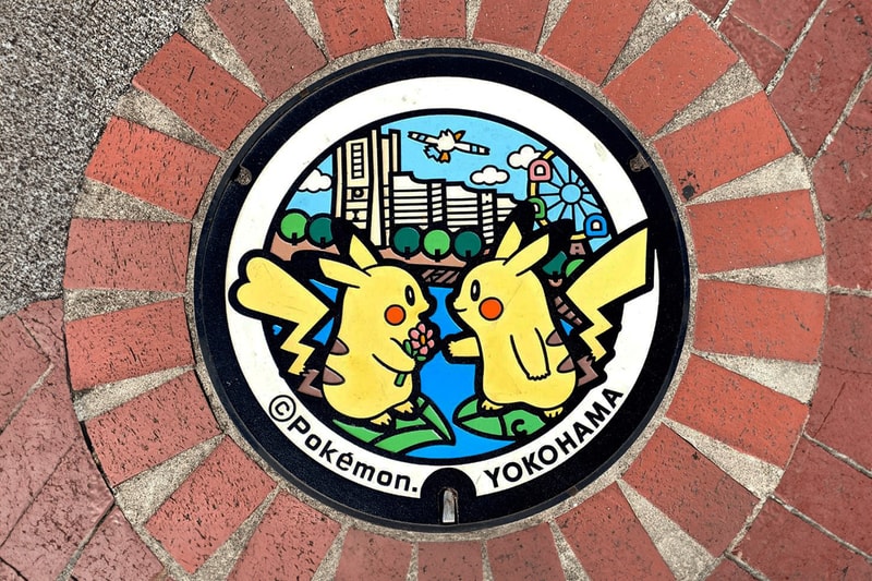 포켓몬스터, 맨홀, 뚜껑, 포케후타, 가, 설치, 됐다, 일본, 나가사키, 애니메이션, 캐릭터, 포켓몬고