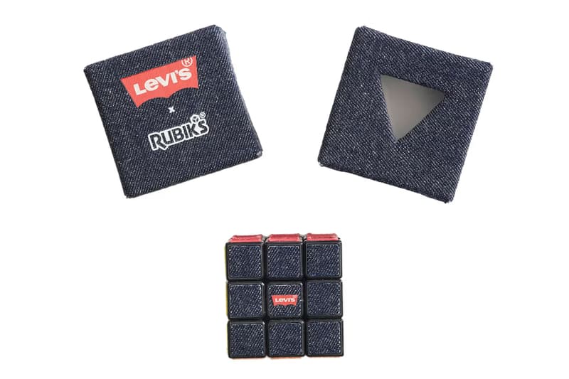 데드스톡, 데님, 이, 더해진, 리바이스, 루빅스, 큐브, 공개, 공동, 장난감, 키덜트, 토이, 콜라보, 협업