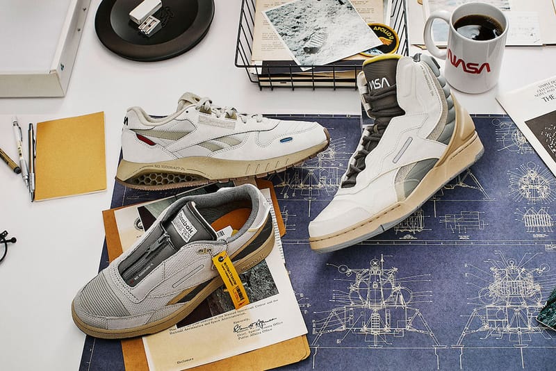 나사 x 리복 스니커가 공개됐다