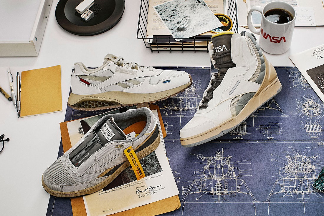 나사 x 리복 스니커가 공개됐다