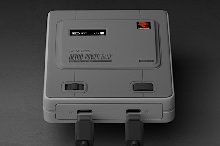 아야네오, 닌텐도 슈퍼 패미컴을 닮은 보조 배터리 출시