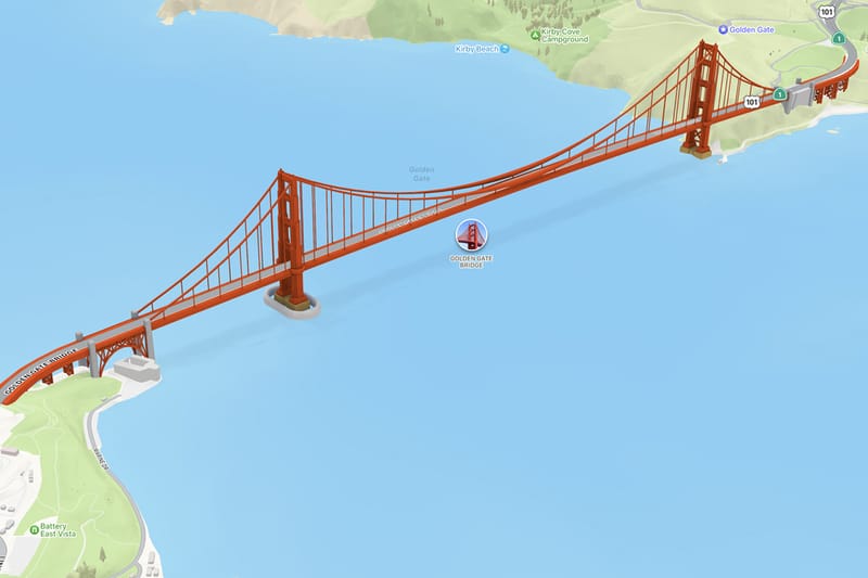 애플 맵 베타 버전이 웹용으로 출시됐다