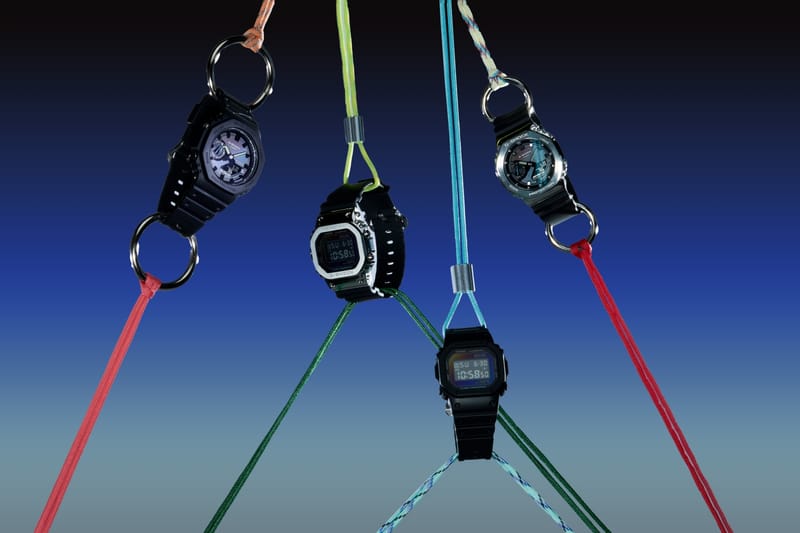 지샥의 DW-5600 & GA-2100, 무지개빛으로 변신하다