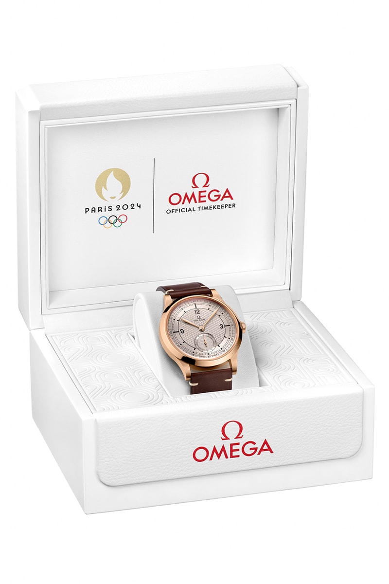 오메가, BG 859 ‘2024 파리 올림픽’ 브론즈 골드 에디션 출시, Omega, 오메가, BG859, BG 859 시계, 손목 시계, 가죽 손목, 가죽 스트랩, 레더 스트랩, 클루 드 파리