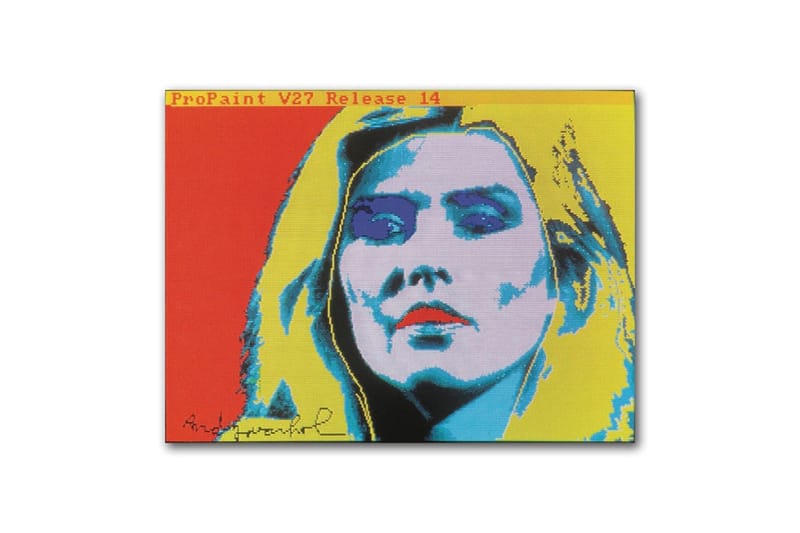 앤디 워홀이 그린 데비 해리의 디지털 초상화가 경매에 오른다