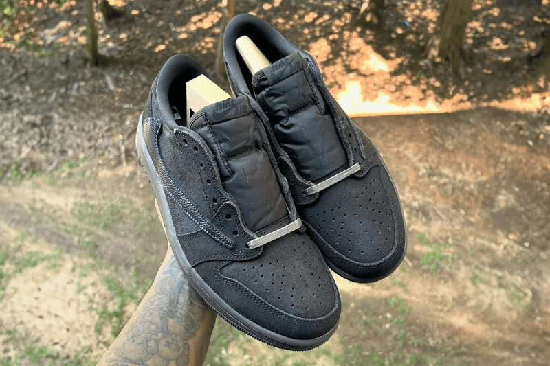 캑터스 잭 협업 나이키 에어 조던 1 로우 ‘다크 모카’의 상세 이미지가 공개됐다, cactus jack, nike air jordan 1, nike air jordan 1 low, 나이키 에어 조던, 트래비스 스캇