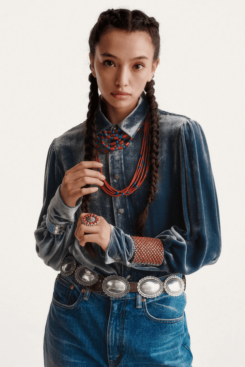 랄프 로렌과 나이오미 글래시스의 세 번째 협업 캡슐이 출시됐다, ralph lauren, western, indigenous people, native american, 웨스턴 무드, 웨스턴 패션