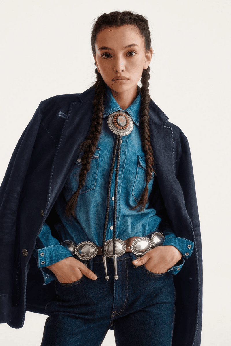 랄프 로렌과 나이오미 글래시스의 세 번째 협업 캡슐이 출시됐다, ralph lauren, western, indigenous people, native american, 웨스턴 무드, 웨스턴 패션