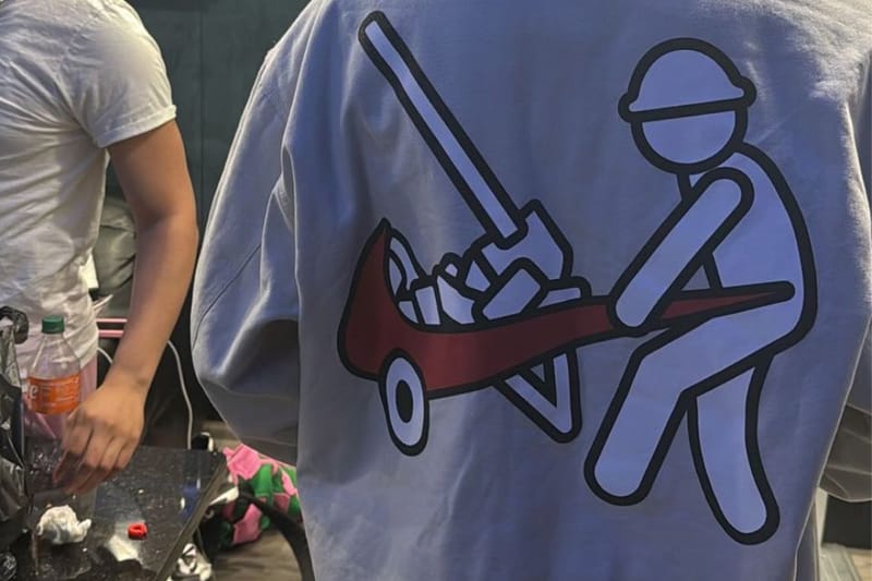 릴 야티가 공개한 콘크리트 보이즈 x 나이키 집업 후디 살펴보기