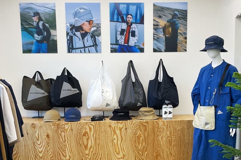 앤드 원더가 국내 첫 팝업 스토어를 개최했다 and wander outdoor salomon helinox