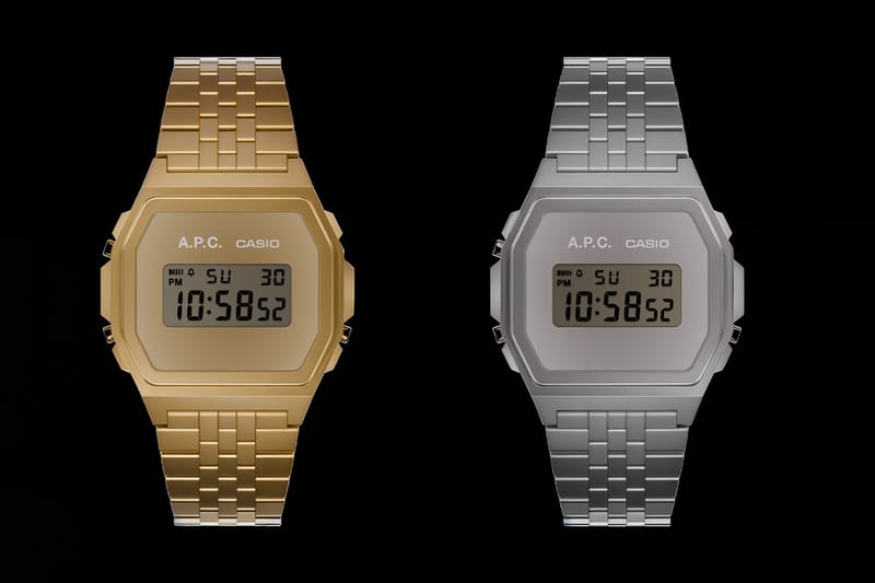 A.P.C.와 카시오가 협업한 A1000 시계가 출시된다