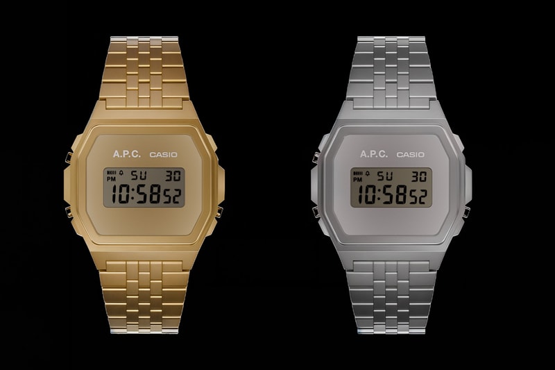 A.P.C.와 카시오가 협업한 A1000 시계가 출시된다