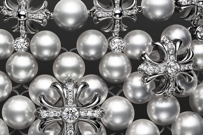 진주가 더해진 크롬 하츠 x 미키모토 컬렉션 공개