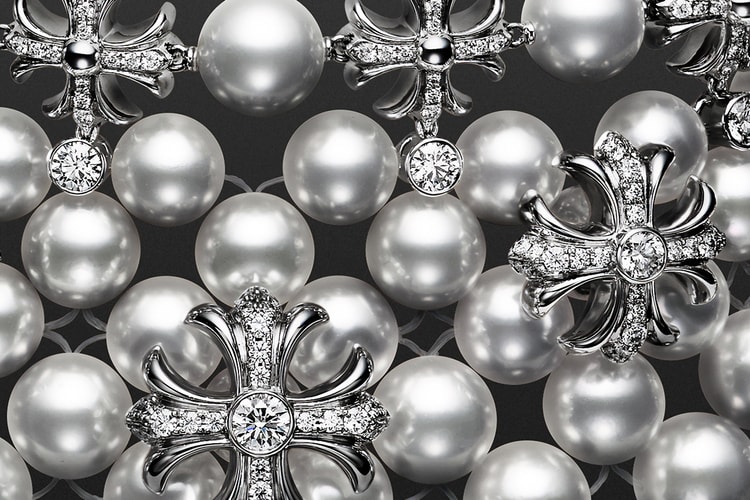 진주가 더해진 크롬 하츠 x 미키모토 컬렉션 공개